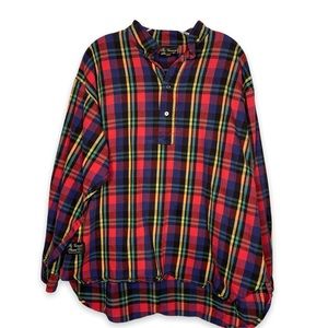 Vermont Flannel Cotton Plaid Tunic Size Large